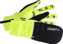 Guanti da tempo ibridi Craft Black
