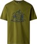 T-Shirt Manches Courtes The North Face Nature Vert