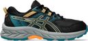 Chaussures Trail Asics Gel-Venture 9 GS Noir/Bleu/Orange Enfant