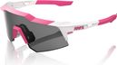 100% Speedcraft XS Puddy Pink White goggles / Smoke lenses