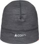 Unisex Cairn Merino Mütze Schwarz meliert