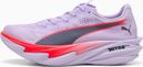 Chaussures Running Puma Deviate Nitro Elite 4 Violet/Rouge Femme