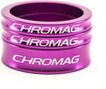 Chromag Steering Spacers Aluminium Violet