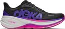 Zapatillas de running Hoka Clifton Pro negro/morado para mujer