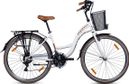 Vélo de Ville URBAN 28   SHIMANO 21v - Blanc