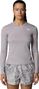 Camiseta de manga larga para mujer The North Face Shadow, gris 