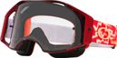 Oakley Airbrake MTB x Troy Lee Designs Rot / Klare Gläser / Ref: OO7107-25