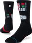 Stance Light Performance Crew Socks: Star Wars Darth Vader Black