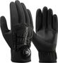 Cycling gloves tactiles reflective black