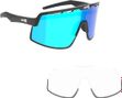 AZR Speed RX Black/Blue Kit + Clear Visor
