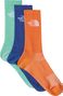 3 Paires de Chaussettes Mi-Mollet The North Face Multi Sport Orange/Bleu/Vert (x3)