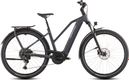 VTC Électrique Cube Kathmandu Hybrid One 800 Trapeze Shimano Cues 10V 800 Wh 700 mm Gris Metallic 2026