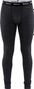 Collant lungo in lana merino artigianale nero