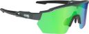 Lunettes AZR Race RX Carbone Mat/Noir / Ecran Hydrophobe Vert 
