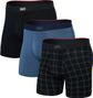 SAXX Vibe Xtra Black/Blue Men's Boxer 3-Pack