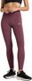 Collant Long New Balance Sleek High Rise Rouge Femme