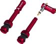 Paar Granite Design Juicy Nipple 45 mm Tubeless-Ventile mit Bus-Demontage-Stopfen Rot