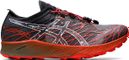 Chaussures Running Asics FujiSpeed Noir Orange Homme