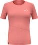 Camiseta rosa Salewa Puez<p> <strong>Sporty Dry</strong></p>para mujer