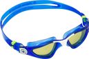 Aquasphere Kayenne Swim Goggles Dark Blue/White - Green Polarized Lenses