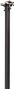 WOODMAN Seatpost CARBO GT2 Ti Carbon 450mm