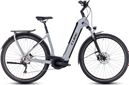 Vélo de Ville Électrique Cube Kathmandu Hybrid One 750 Easy Entry Shimano Deore 10V 750 Wh 700 mm Gris Vert Swamp 2024