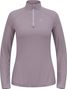 Women's Running Sweater Odlo Zeroweight Warm 2.0 1/2 Zip Mauve