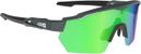 Coffret Lunettes AZR Race RX Carbone Mat / Ecran hydrophobe Vert + Ecran Incolore 