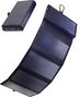 Sunslice Electron Batterie Externe Solaire Portable Bleu avec 5 Panneaux Solaires Pliables