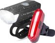Kit d'éclairage vélo USB rechargeable 300 et 120 Lumen LED