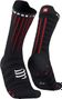 Chaussettes Compressport Aero Socks Noir/Rouge 
