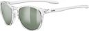Uvex LGL 53 Brille, transparent/grün verspiegelt