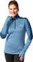 Donna Vaude Livigno Halfzip II Polare Blu