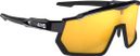 Lunettes AZR Pro Race RX Noir Verni / Ecran Hydrophobe Or 