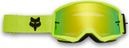 Masque VTT Fox Main Jaune fluo