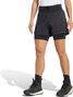 Pantalones cortos 2 en 1 adidas Terrex Xploric negros para mujer