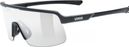 Uvex Dyrt Sunglasses, Black/Clear