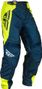 Pantalone Fly Racing Fly F-16 Blu marino / Giallo fluorescente / Bianco