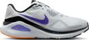 Nike Structure 26 Running Shoes, Gray/Purple/Orange, Men's