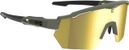 Set AZR Race RX Matte Khaki Goggles / Yellow Hydrophobic Lens + Clear