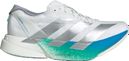 Chaussures Running adidas Adizero Adios Pro 4 Blanc/Bleu/Vert Femme