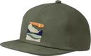 Buff Snapback Cap in Khaki for Kids