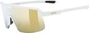 Uvex Dyrt White/Gold Mirrored Sunglasses