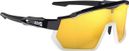 Coffret Lunettes AZR Pro Race RX Noir/Blanc Verni / Ecran hydrophobe Or 
