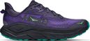 Zapatillas de trail running Hoka Challenger 8 para hombre, color morado/negro.