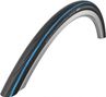 Pneu route 700x25 Schwalbe lugano tt noir/bleu tr (25-622)