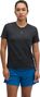 Hoka EveryRun Lauf-T-Shirt, schwarz, Damen