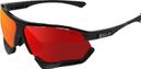 Lunettes SCICON Aerocomfort XL Noir Brillant / Rouge Miroir