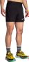 Brooks High Point Trail 5inch 2-in-1 Short Black Uomo