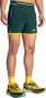 Brooks High Point Trail 2-in-1 Short 5inch Grey Yellow Men's
